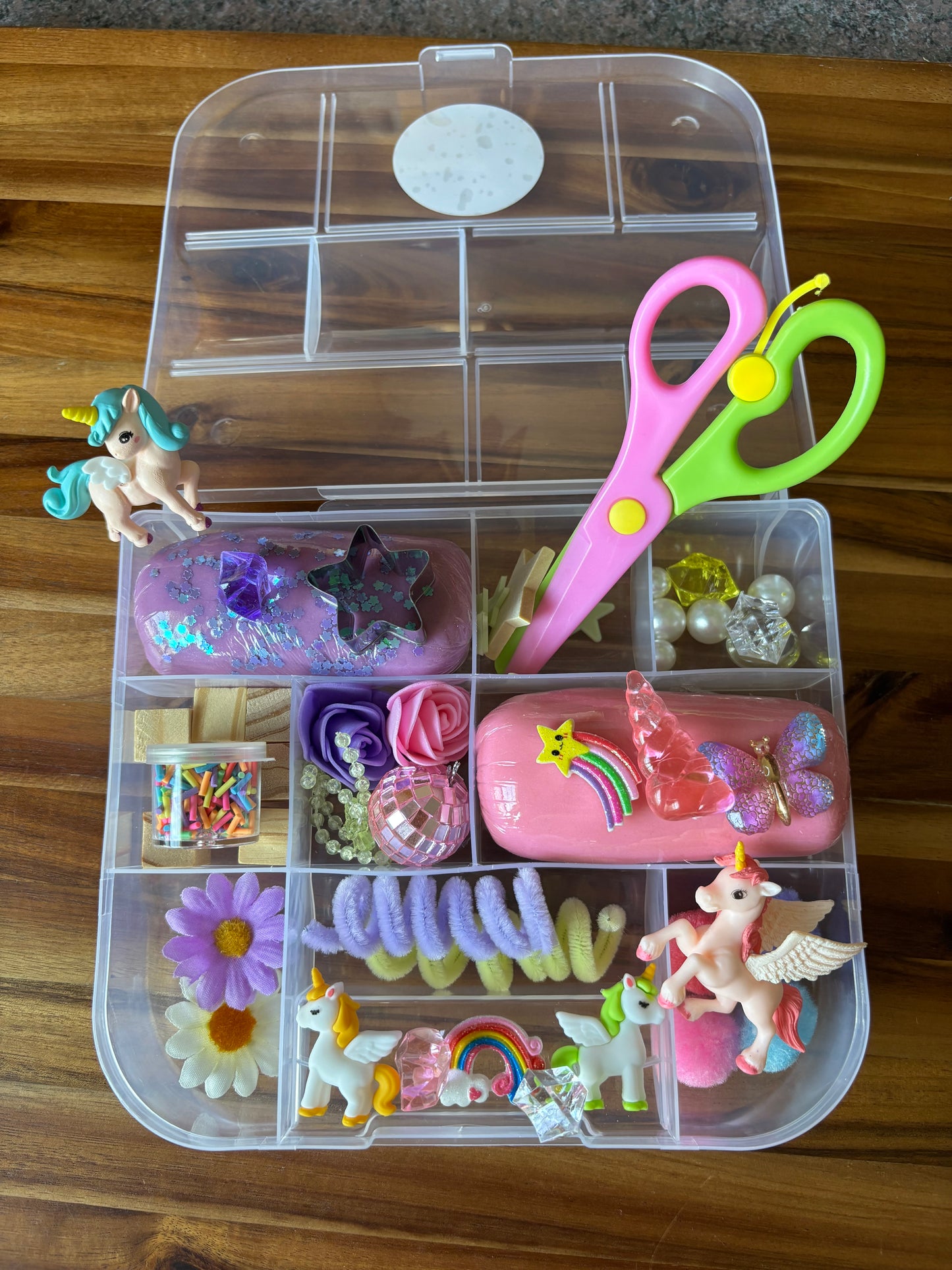 Unicorn play dough kit