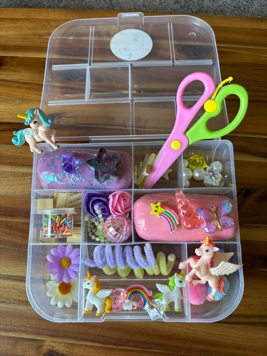 Unicorn play dough kit