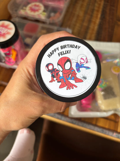 10 party favor play dough jars