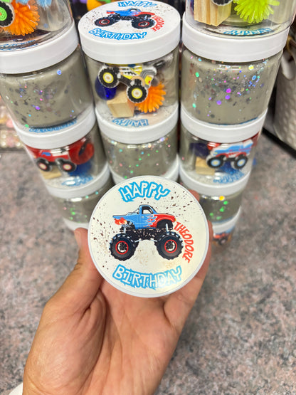 10 party favor play dough jars