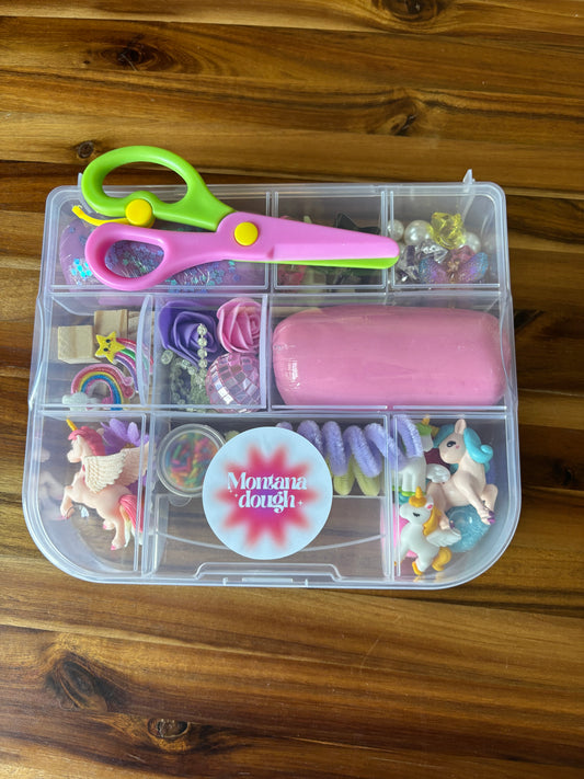 Unicorn play dough kit