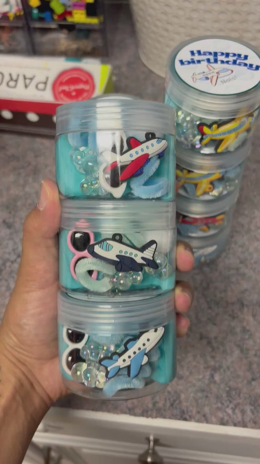 10 party favor play dough jars